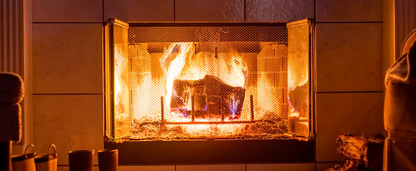 Mendota Hearth Landscape Fireplace Installation in Pine Bluff, Arkansas